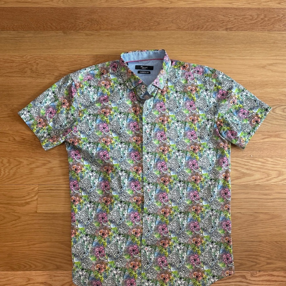 Mizumi Floral Men's Casual Shirt